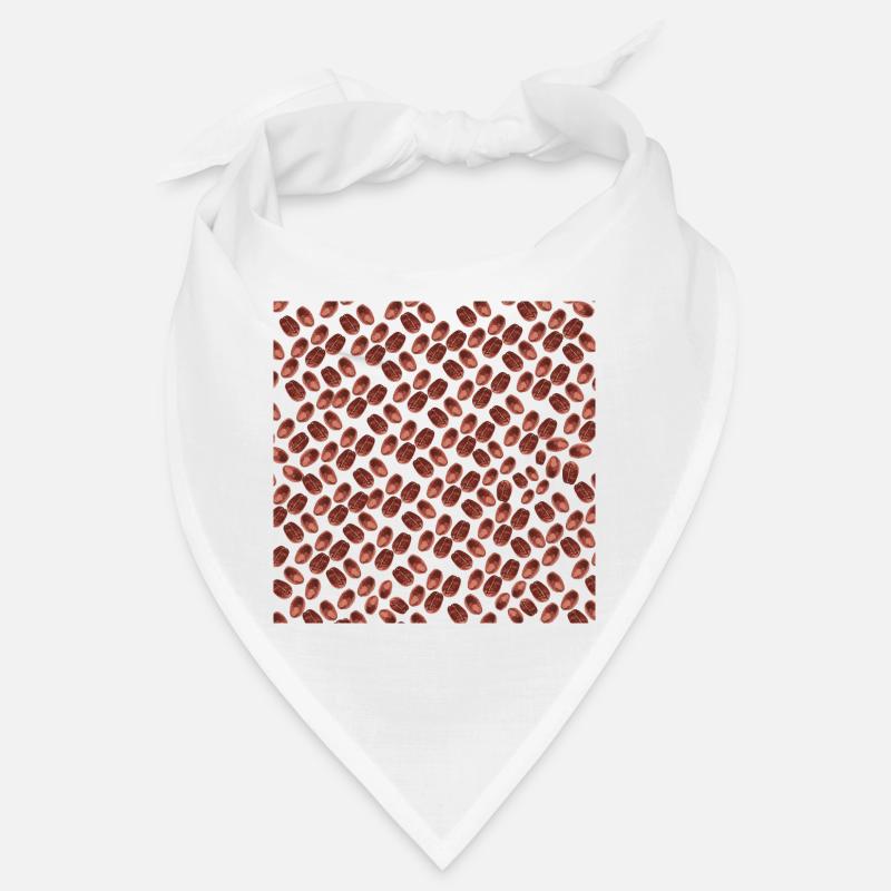kaffeeshirts unisex, kaffeebohnenmuster Bandana