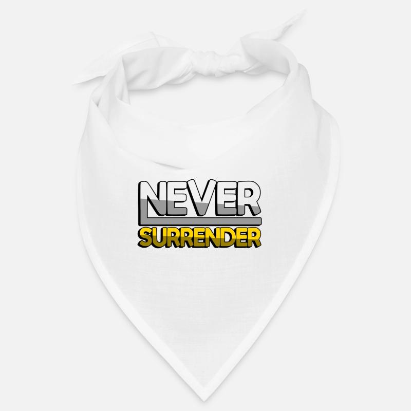 NEVER SURRENDER (Yellow) - Gaming Bandana