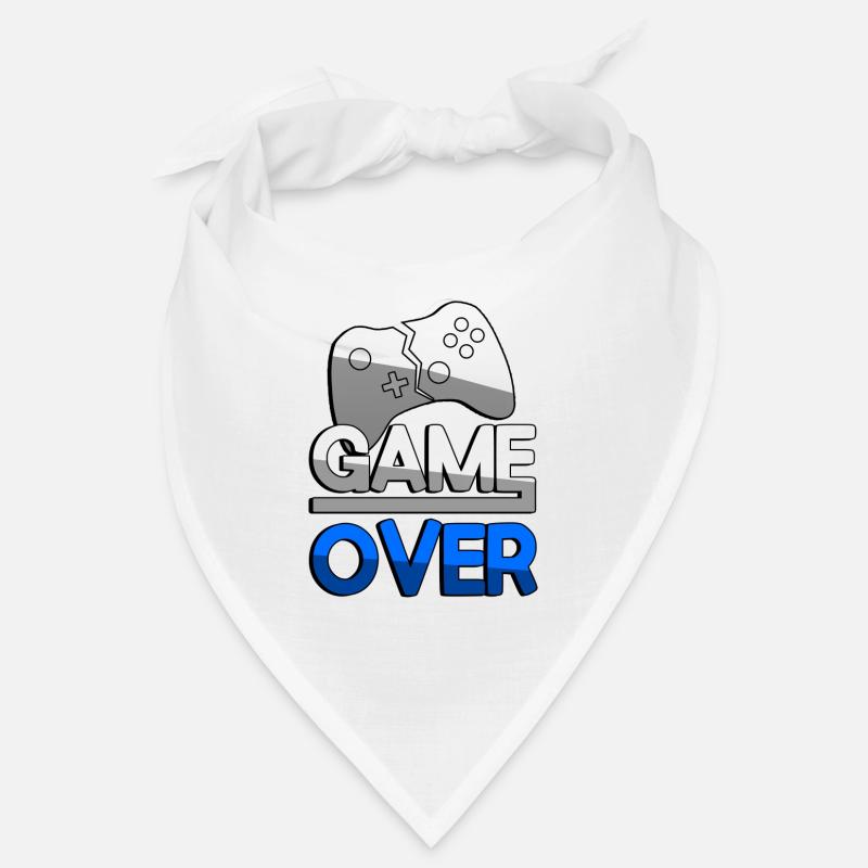 GAME OVER (Blau) + Controller - Gaming Bandana