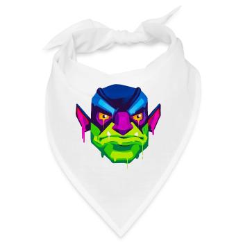 Ein Schönes und lustiges Ork Monster Design - Bandana - Weiß - Vorne