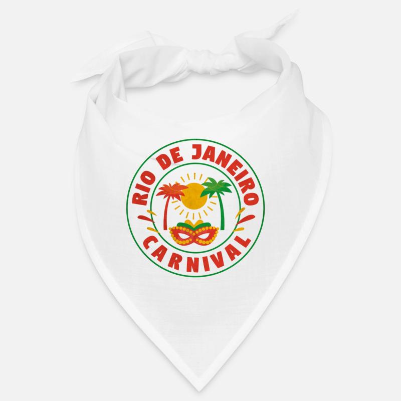 Rio Carnaval Sun Mask Logo Bandana