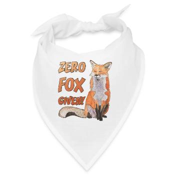 Zero Fox given No Fox given niedliche Fuchs - Bandana - Weiß - Vorne