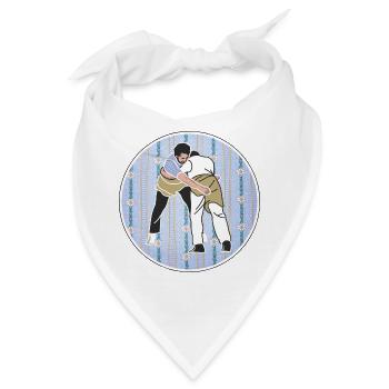 Schwingen, schwinger Edelweiss Tradition  - Bandana - Weiß - Vorne