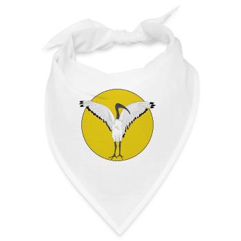 Mülleimer Hühnervogel - Bandana - Weiß - Vorne