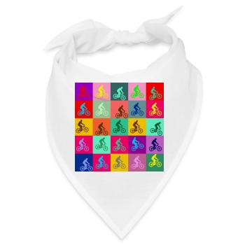 Modern Art Bike MTB Fahrrad - Bandana - Weiß - Vorne
