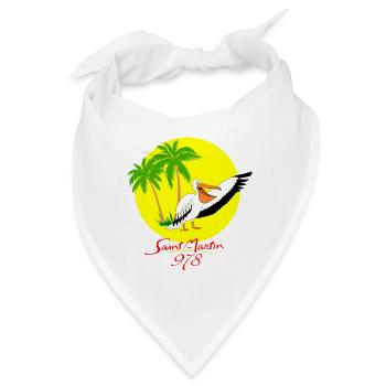 Sint Maarten - Bandana - Weiß - Vorne