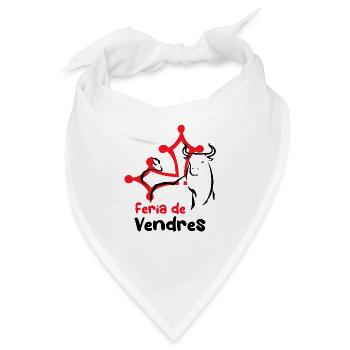 Feria de Vendres - Bandana - Weiß - Vorne