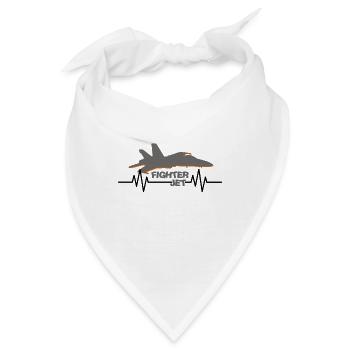 Lifeline-Kampfflugzeug - Bandana - Weiß - Vorne