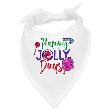 Süßigkeiten Statement Bonbon Naschen Lecker - Bandana - Weiß - Vorne