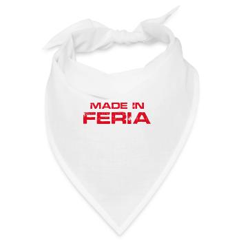 Hergestellt in Feria - Bandana - Weiß - Vorne