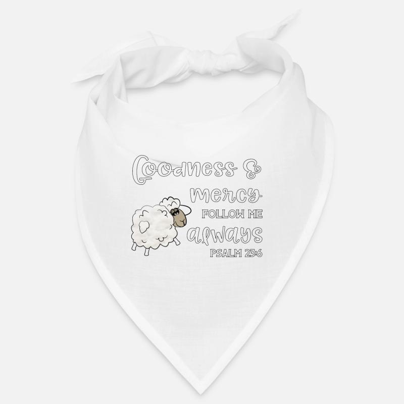 Conception chrétienne Bonté et Miséricorde Psaume 23 Bandana