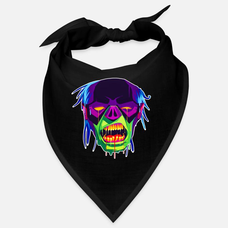 Un design de zombie magnifique et effrayant Bandana