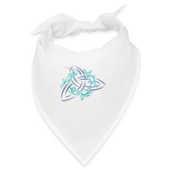 Esoterisches Symbol der Magie - Bandana - Weiß - Vorne