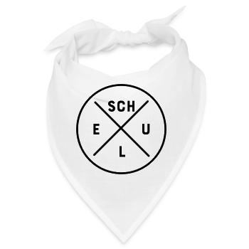 Schule - Bandana - Weiß - Vorne