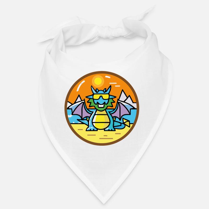 Drache am Strand Bandana