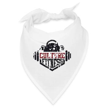 Fitness-Kultur - Bandana - Weiß - Vorne