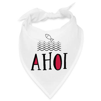 Ahoi - Bandana - Weiß - Vorne