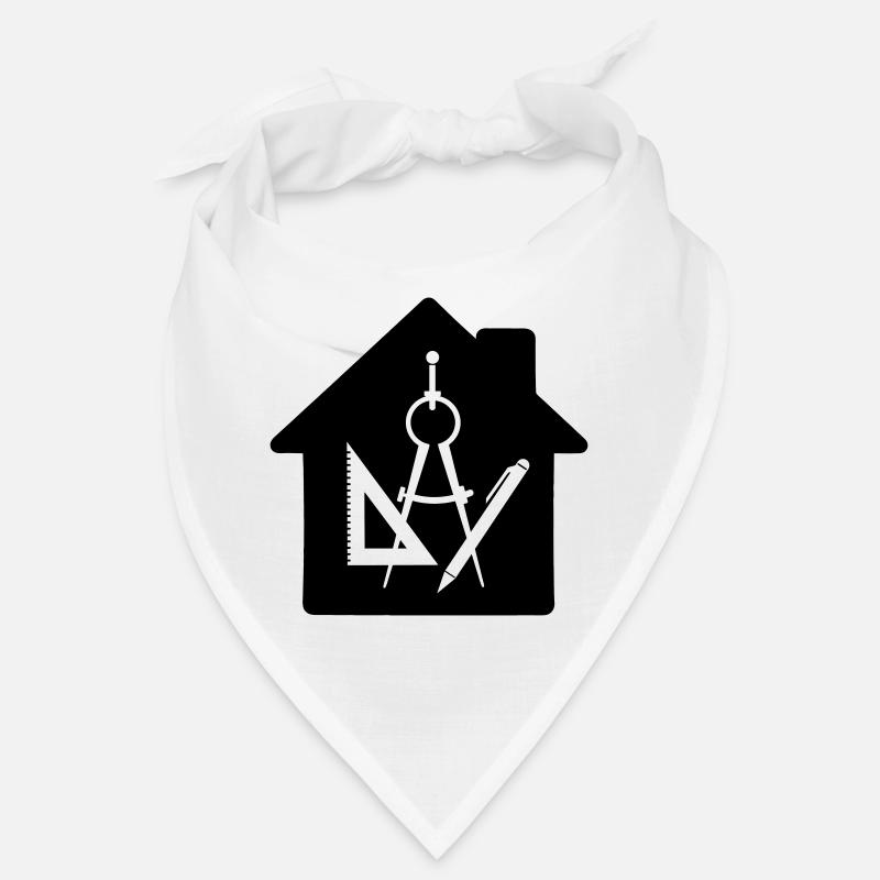 Logo maison d’architecte dessin 2 Bandana
