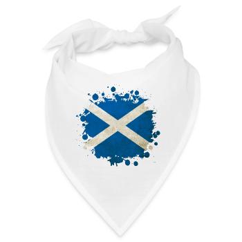 Schottland Blob Flags Design - Bandana - Weiß - Vorne