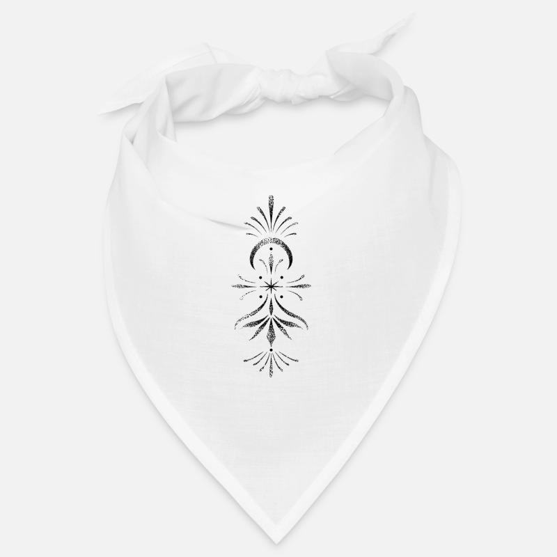 Mandala dotwork vertical Bandana