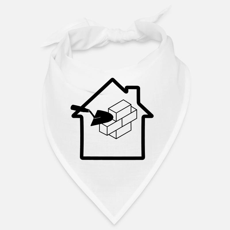 Maçon de maison - Bandana - blanc