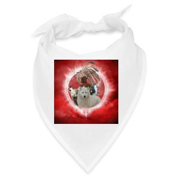Atemberaubende Wölfe und wunderbare Feen. - Bandana - Weiß - Vorne
