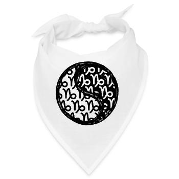 Astronomie Steinbock Horoskop Sternzeichen - Bandana - Weiß - Vorne