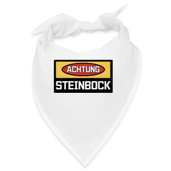 Horoskop Sternbild Steinbock Tierkreis Gezeiten - Bandana - Weiß - Vorne