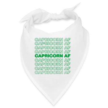 Steinbock Esoterik Statement Tierkreis Aberglaube - Bandana - Weiß - Vorne