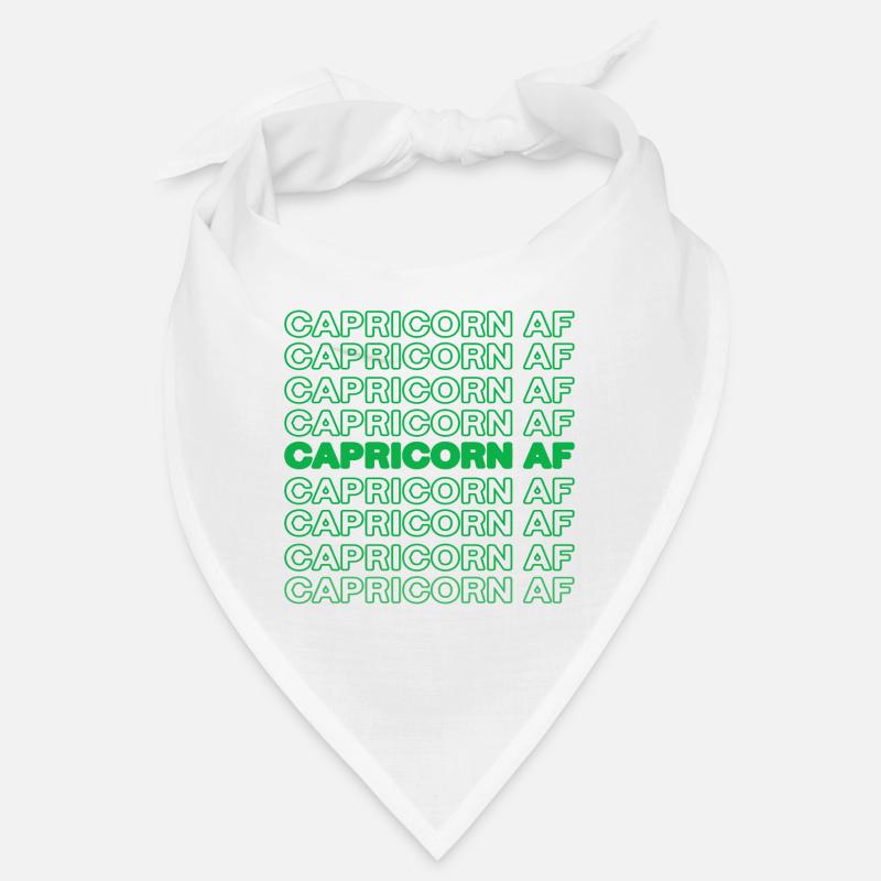 Capricorn Esoteric Statement Zodiac Superstition Bandana