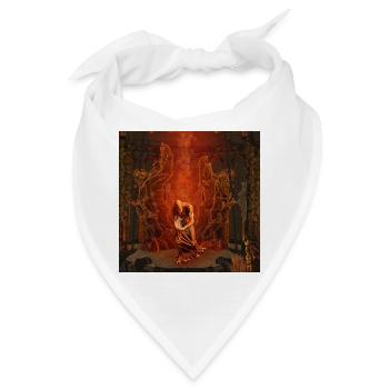in der dunklen Nacht - Bandana - Weiß - Vorne