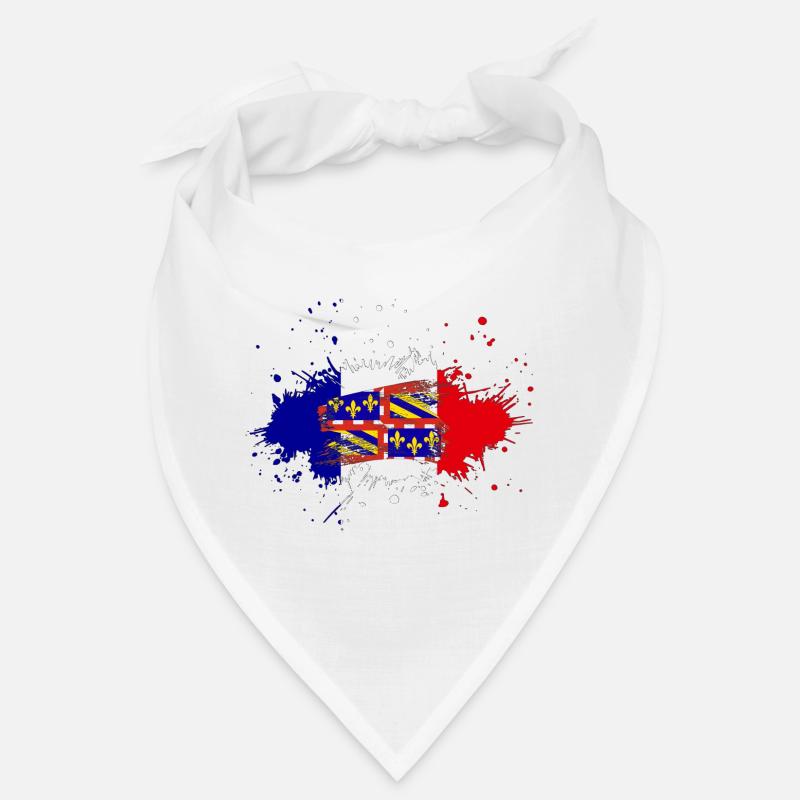 Splash Tricolore Bourgogne Bandana