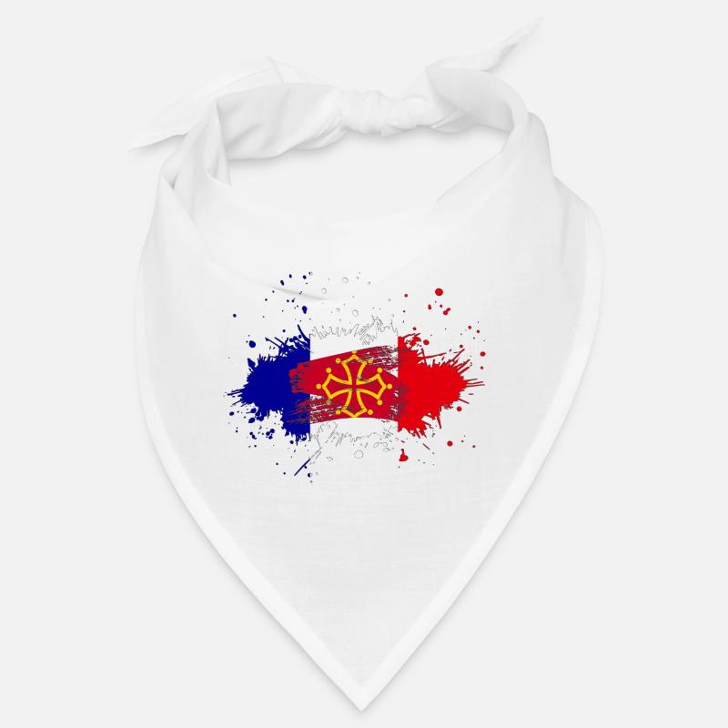 Splash Tricolore Midi Pyrenees Bandana
