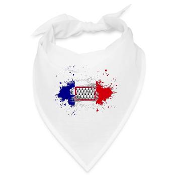 Splash Tricolore Limousin - Bandana - Weiß - Vorne