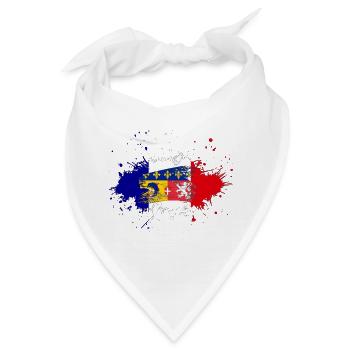 Splash Tricolore Rhône-Alpes - Bandana - Weiß - Vorne