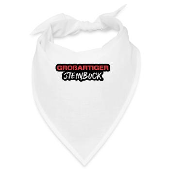 Tierkreis Horoskop Steinbock Statement Astrologie - Bandana - Weiß - Vorne