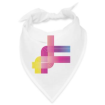 Farbkleckse Kleckse Farbspritzer Maler Geschenk - Bandana - Weiß - Vorne