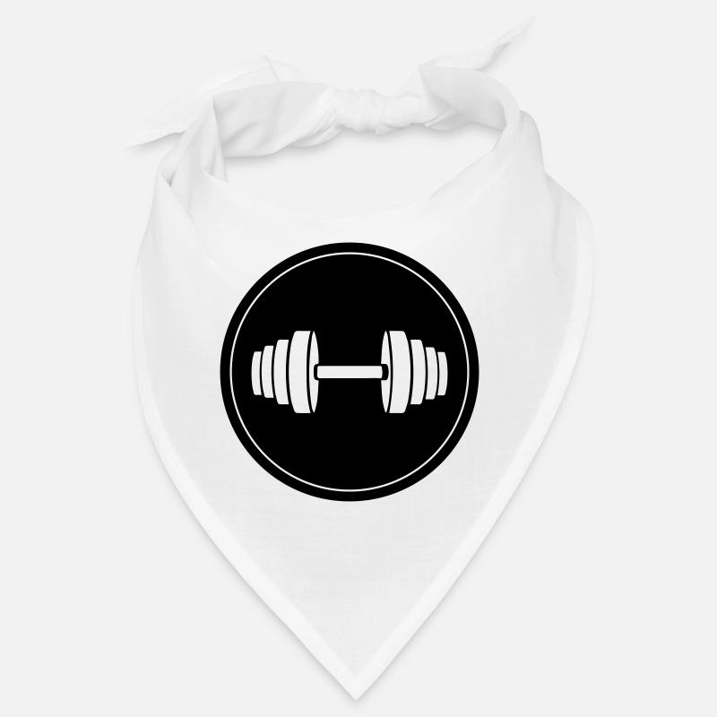 Dumbbell weight circle Bandana