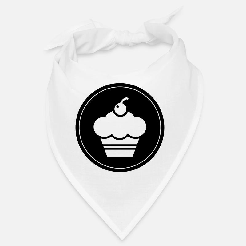 Muffin Silhouette Circle Bandana