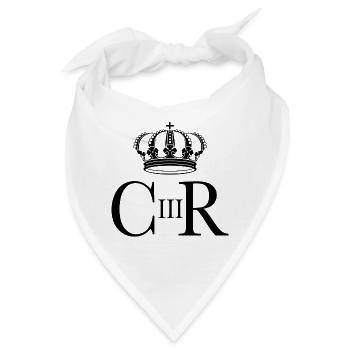 King Charles III - Bandana - Weiß - Vorne