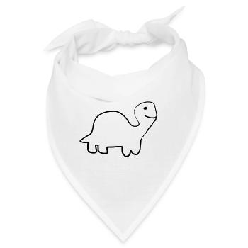 Tiere Tier Schildkröte Motive - Bandana - Weiß - Vorne