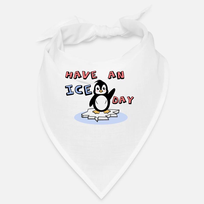 Cool Cold Sweet Penguin Déclaration Oiseau de glace Animal Bandana