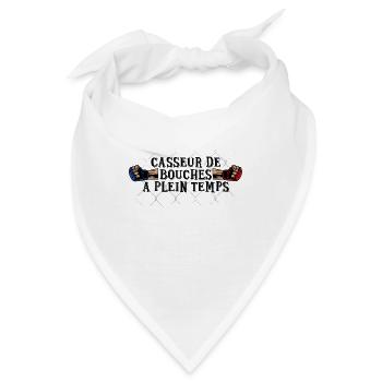 Vollzeit-Mundbrecher MMA Fighters - Bandana - Weiß - Vorne