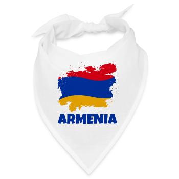 Armenien, Armenien, Armenisch - Bandana - Weiß - Vorne