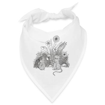 An der Basis - Bandana - Weiß - Vorne