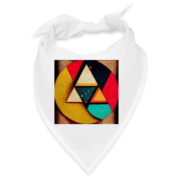 Comic Pop Art - Bandana - Weiß - Vorne
