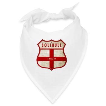 Solihull England Wappen - Bandana - Weiß - Vorne