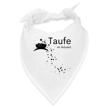 Taufe im Advent Segen der Geburt Christi Stern - Bandana - Weiß - Vorne