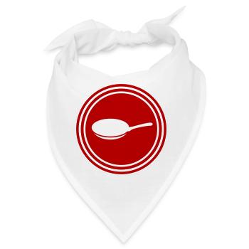 Pfanne Logo - Bandana - Weiß - Vorne