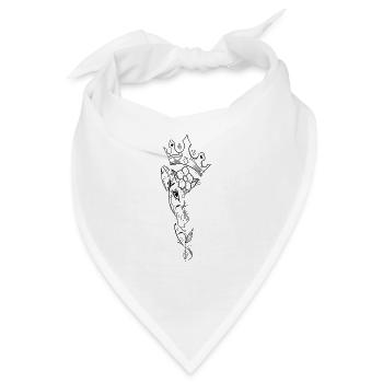 Löwin Ziertierkunst - Bandana - Weiß - Vorne